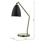 Ollie - Home Office Studio Reading Lamp - Black & Antique Brass
