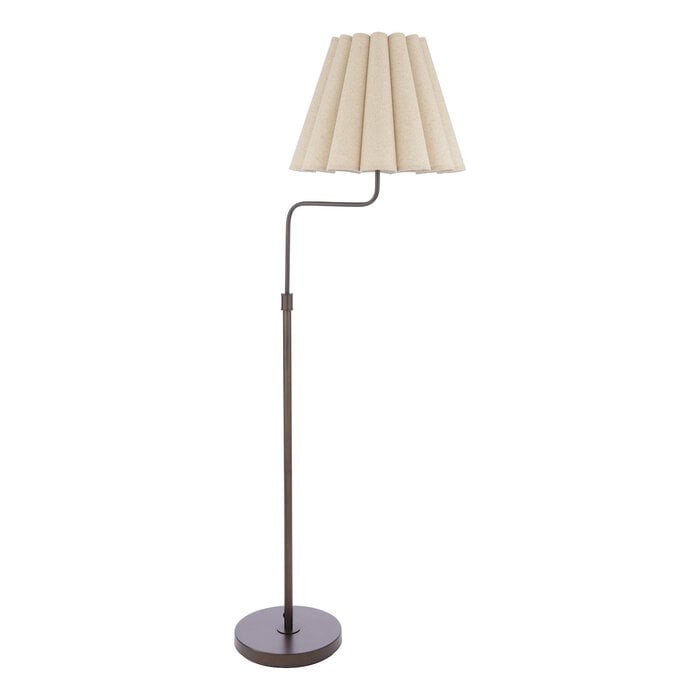 Holwell - Floor Lamp With Shade - Antique Bronze - Laura Ashley