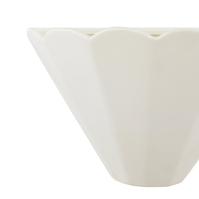 Scallop - Wall Light - White Ceramic - Laura Ashley