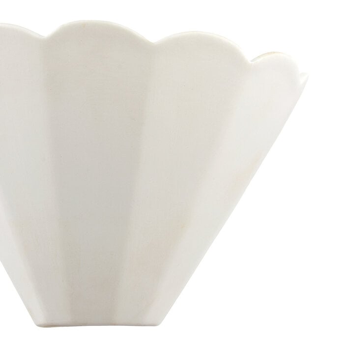 Scallop - Wall Light - White Ceramic - Laura Ashley