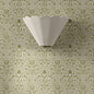 Scallop - Wall Light - White Ceramic - Laura Ashley