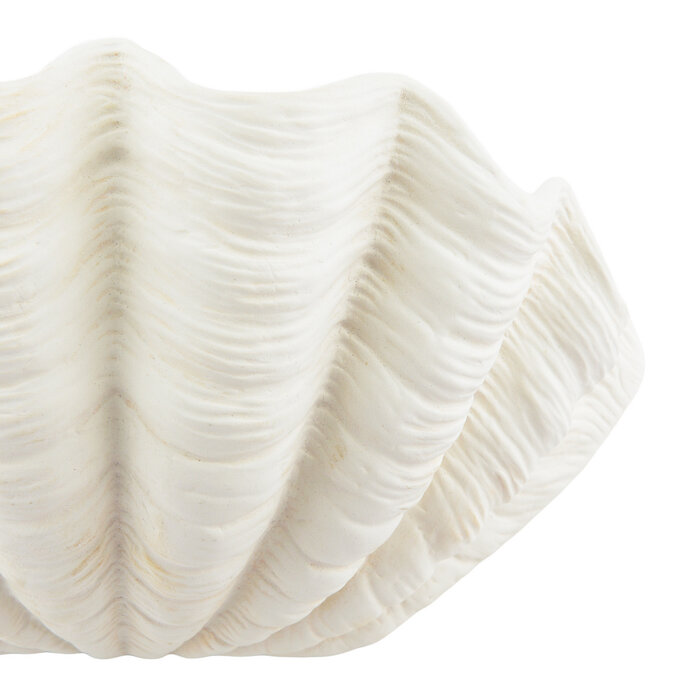 Shell Wall Light in White Ceramic - Laura Ashley
