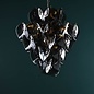 Genoa 8 Light Ceiling Pendant - Natural Brass and Smoked Glass