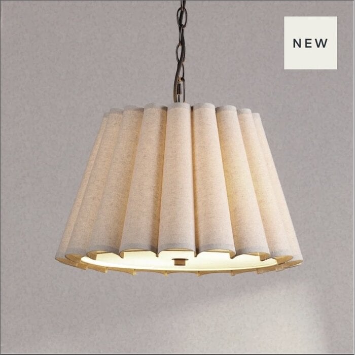 Holwell - 2 Light Pendant Ceiling Light with Shade - Antique Bronze - Laura