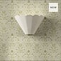 Scallop - Wall Light - White Ceramic - Laura Ashley