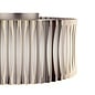 Netra 3 Light Flush Ceiling Light - Satin Bronze and Ivory