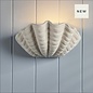 Shell Wall Light in White Ceramic - Laura Ashley