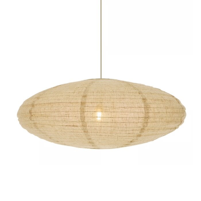 Ville - Large Scandi Fabric Shade - Natural Linen