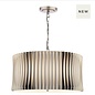 Netra 3 Light Ceiling Pendant - Satin Bronze and Ivory