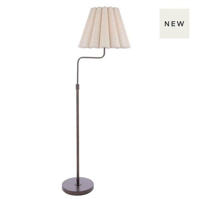 Holwell - Floor Lamp With Shade - Antique Bronze - Laura Ashley