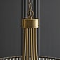 Berenice 8 light pendant  - brass and glass
