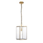 Hallway Pendant Light - Alvo Grand Pendant -  Brass and Glass