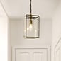 Alvo grand pendant -  brass and glass