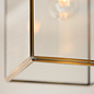 Hallway Pendant Light - Alvo Grand Pendant -  Brass and Glass
