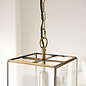 Hallway Pendant Light - Alvo Grand Pendant -  Brass and Glass