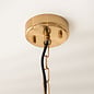 Alvo grand pendant -  brass and glass
