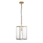 Hallway Pendant Light - Alvo Grand Pendant -  Brass and Glass