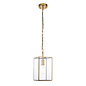 Alvo pendant - brass  and glass