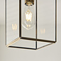 Alvo pendant - brass  and glass