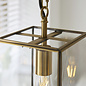 Hallway Pendant Light - Alvo Pendant - Brass  and Glass