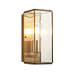 Alvo wall light - brass  and glass