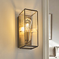 Hallway Wall Light - Alvo Wall Light - Brass  and Glass