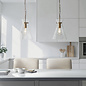 Caspia pendant - brass  and glass