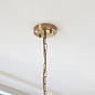 Caspia pendant - brass  and glass