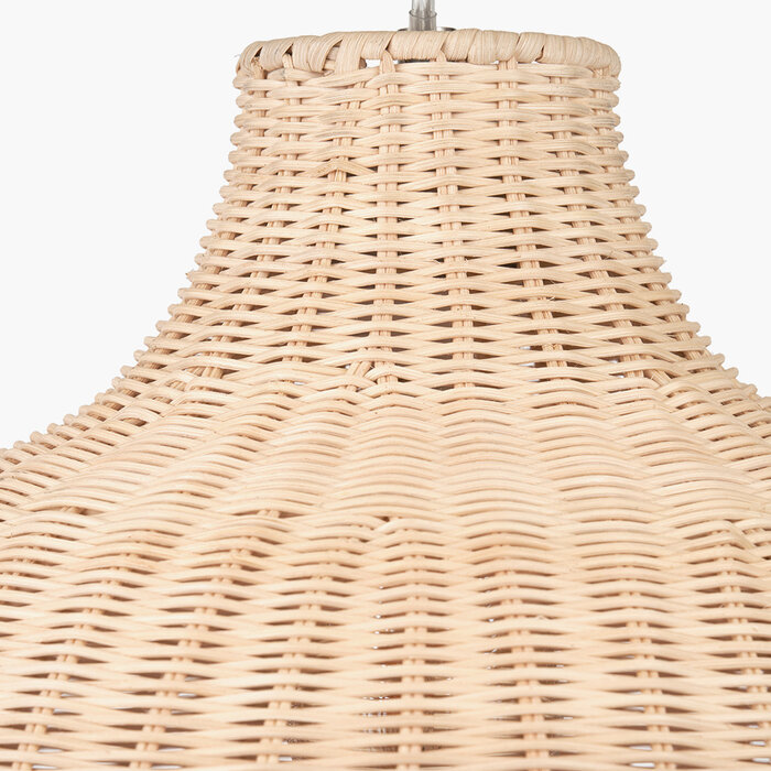 Rita - Rattan Teardrop Pendant