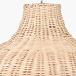 Rita - Rattan Teardrop Pendant