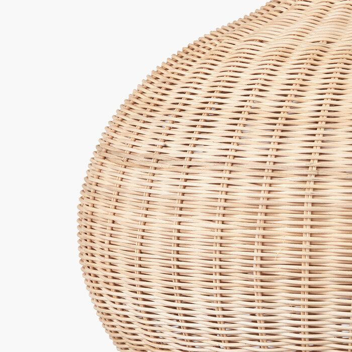 Rita - Rattan Teardrop Pendant