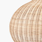 Rita - Rattan Teardrop Pendant