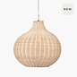 Rita - Rattan Teardrop Pendant