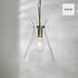 Caspia pendant - brass  and glass