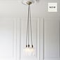 Bettina - 3 Light Cluster Light Pendant - Antique Brass