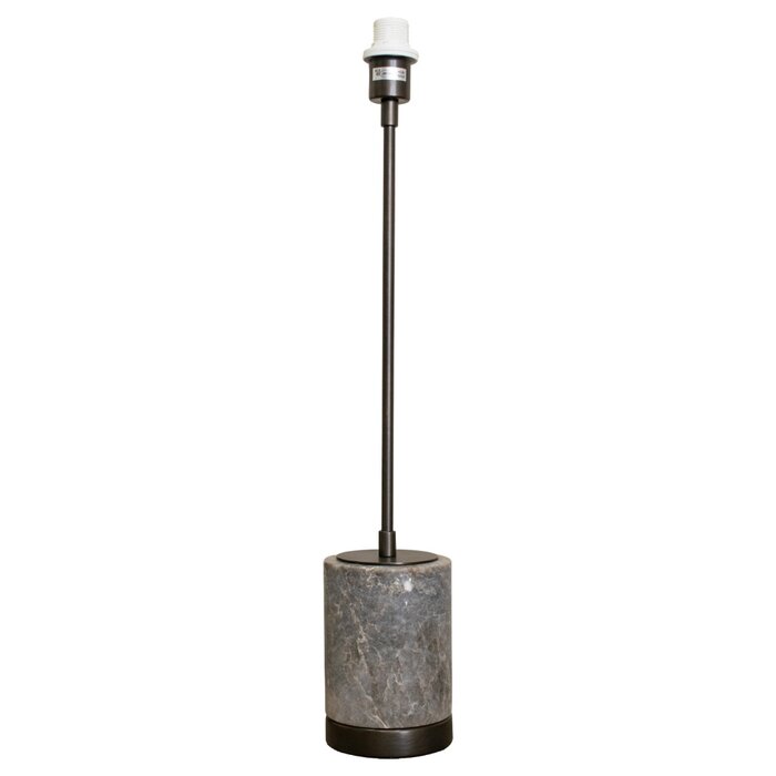Jasper Table Lamp - Bronze with Natural Linen Drum Shade