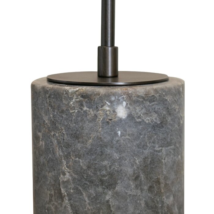 Jasper Table Lamp - Bronze with Natural Linen Drum Shade
