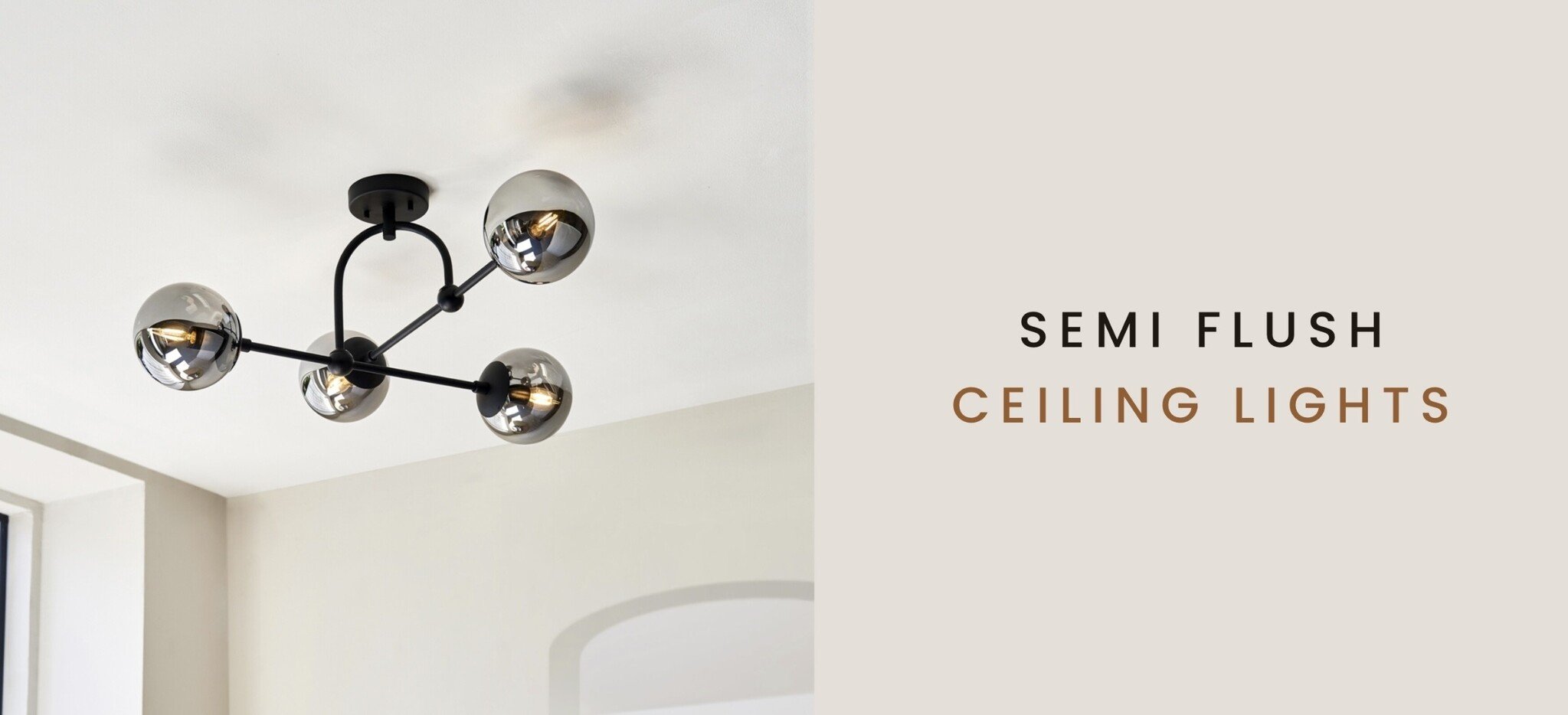 Semi flush ceiling lights