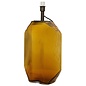 Juno Table Lamp Base in Yellow-Tinted Glass - Base Only