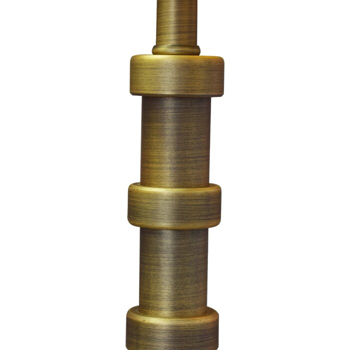 Artemis Table Lamp - Brass and Black with Opal Shade