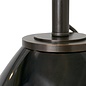 Amazonia Small Table Lamp - Amber Glass and Black with Opal Shade