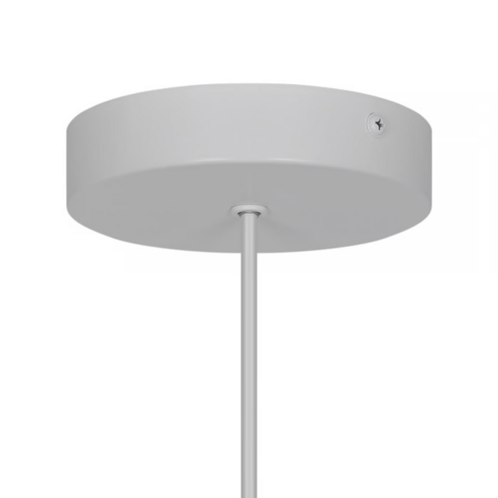 Aviana — Pleated Opal Glass Pendant Light — White — 30cm