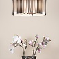 Netra 3 Light Ceiling Pendant - Satin Bronze and Ivory
