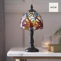 Lorette — Tiffany Style Mini Table Lamp — Stained Glass — 15cm