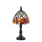 Lorette — Tiffany Style Mini Table Lamp — Stained Glass — 15cm