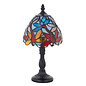 Lorette — Tiffany Style Mini Table Lamp — Stained Glass — 15cm