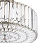Laura Ashley Fernhurst 4 Light Semi-Flush Crystal and Antique Brass Ceiling Light