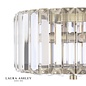 Laura Ashley Fernhurst Small 3 Light Flush Ceiling Light - Crystal and Antique Brass
