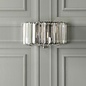 Laura Ashley Fernhurst Wall Light – Crystal and Antique Brass