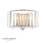 Laura Ashley Fernhurst Wall Light – Crystal and Antique Brass